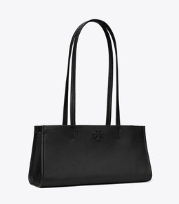 Leather East West Satchel