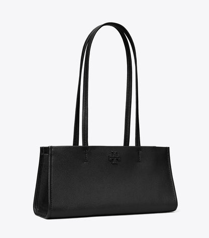 Leather East West Satchel