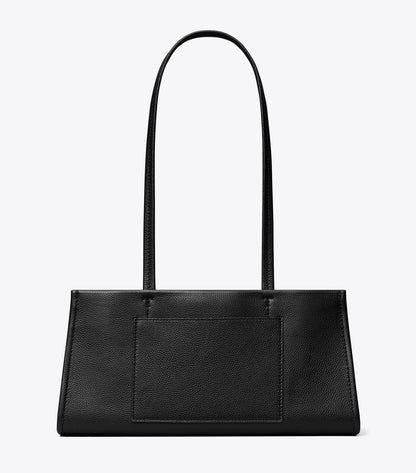 Leather East West Satchel