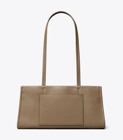 Leather East West Satchel