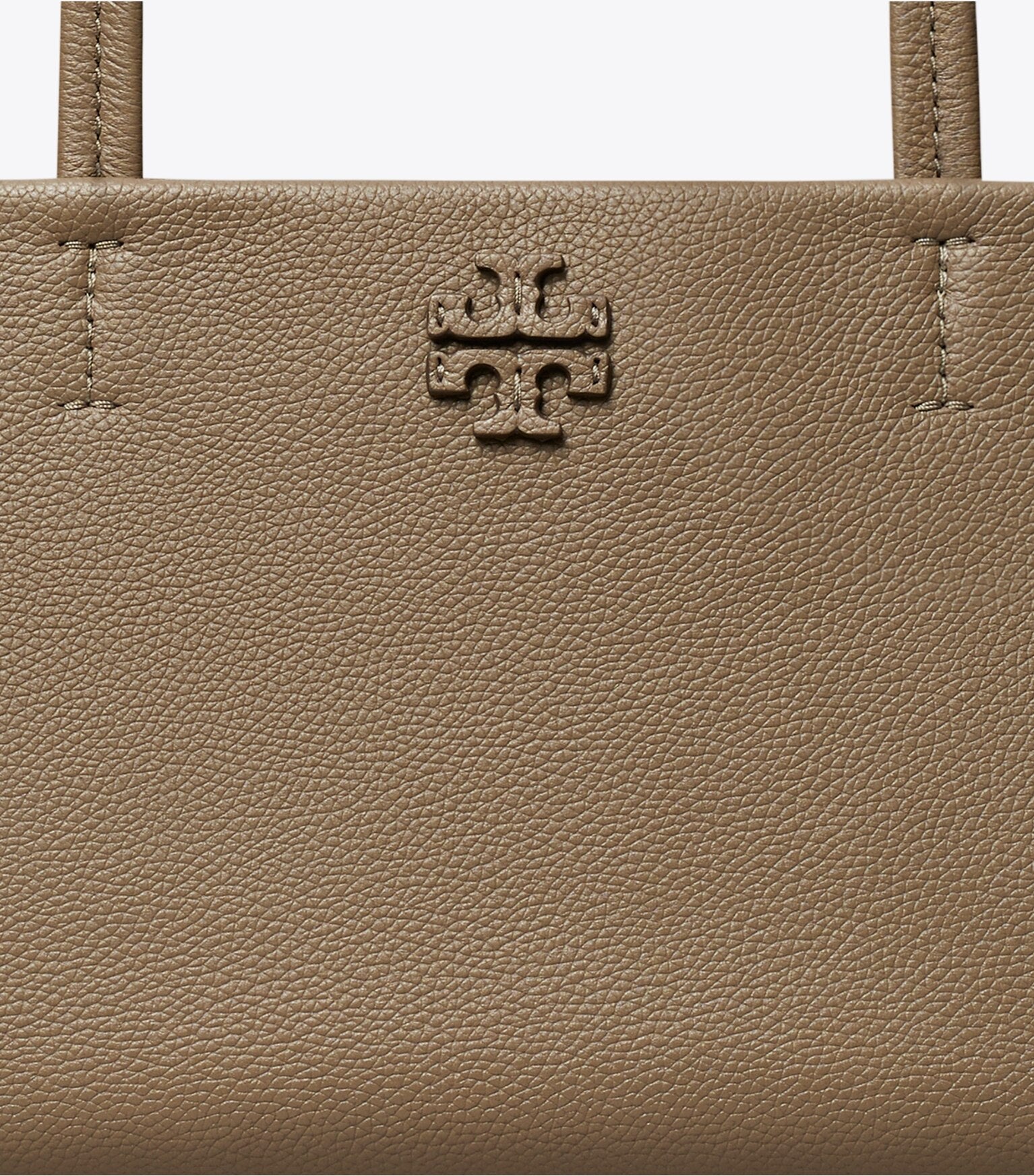 Leather East West Satchel