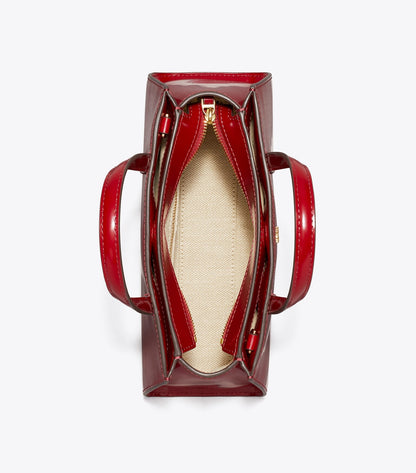 Mini Patent Leather Tote