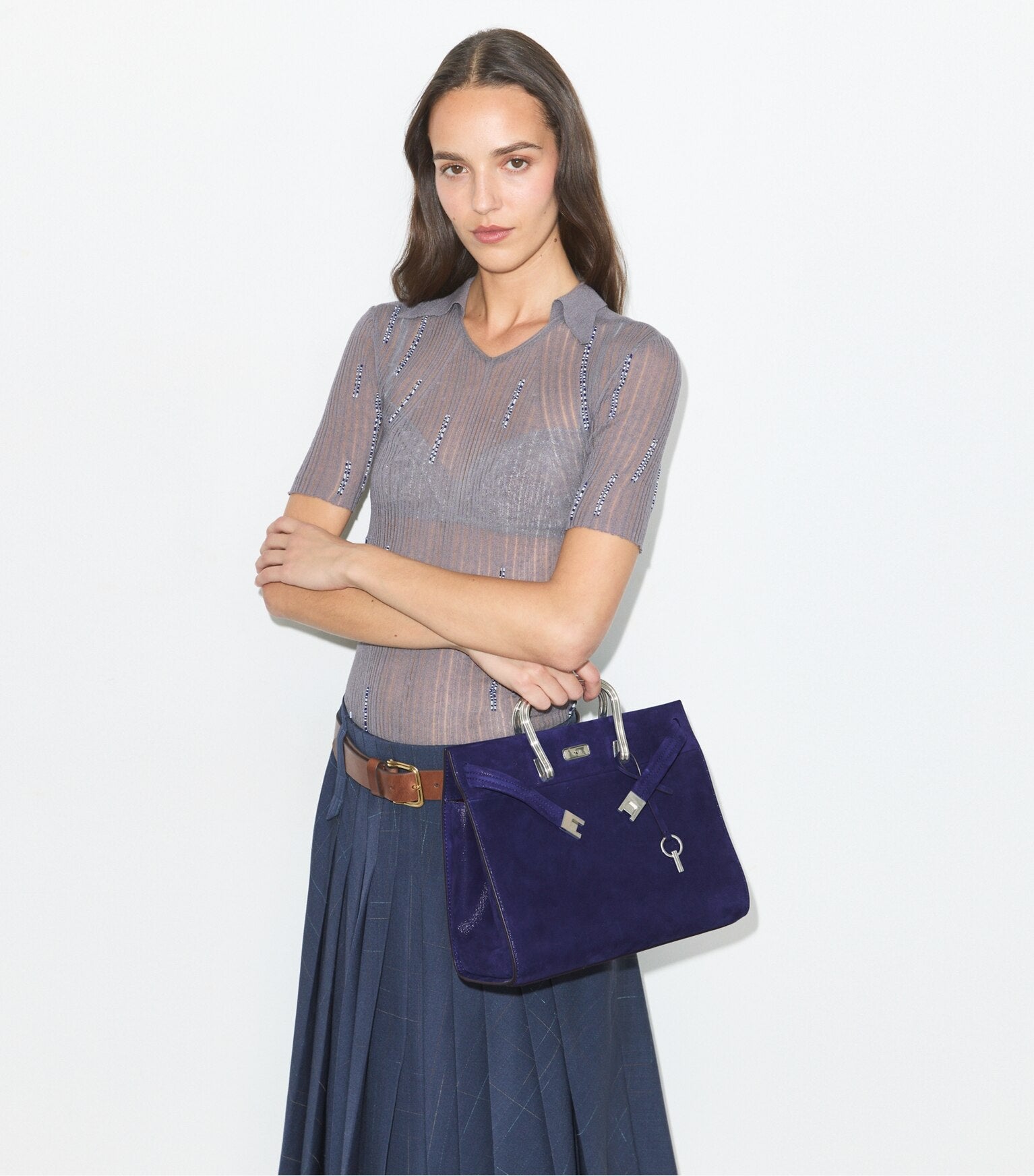Soft Suede Lee Radziwill Bag