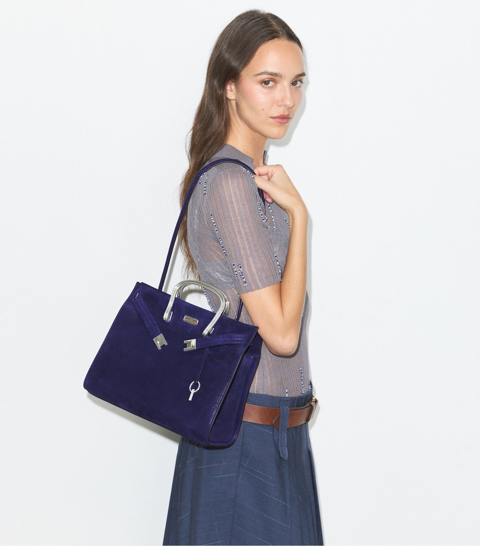 Soft Suede Lee Radziwill Bag
