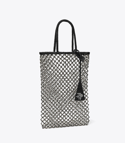 Small Handwoven Chain Mesh Tote