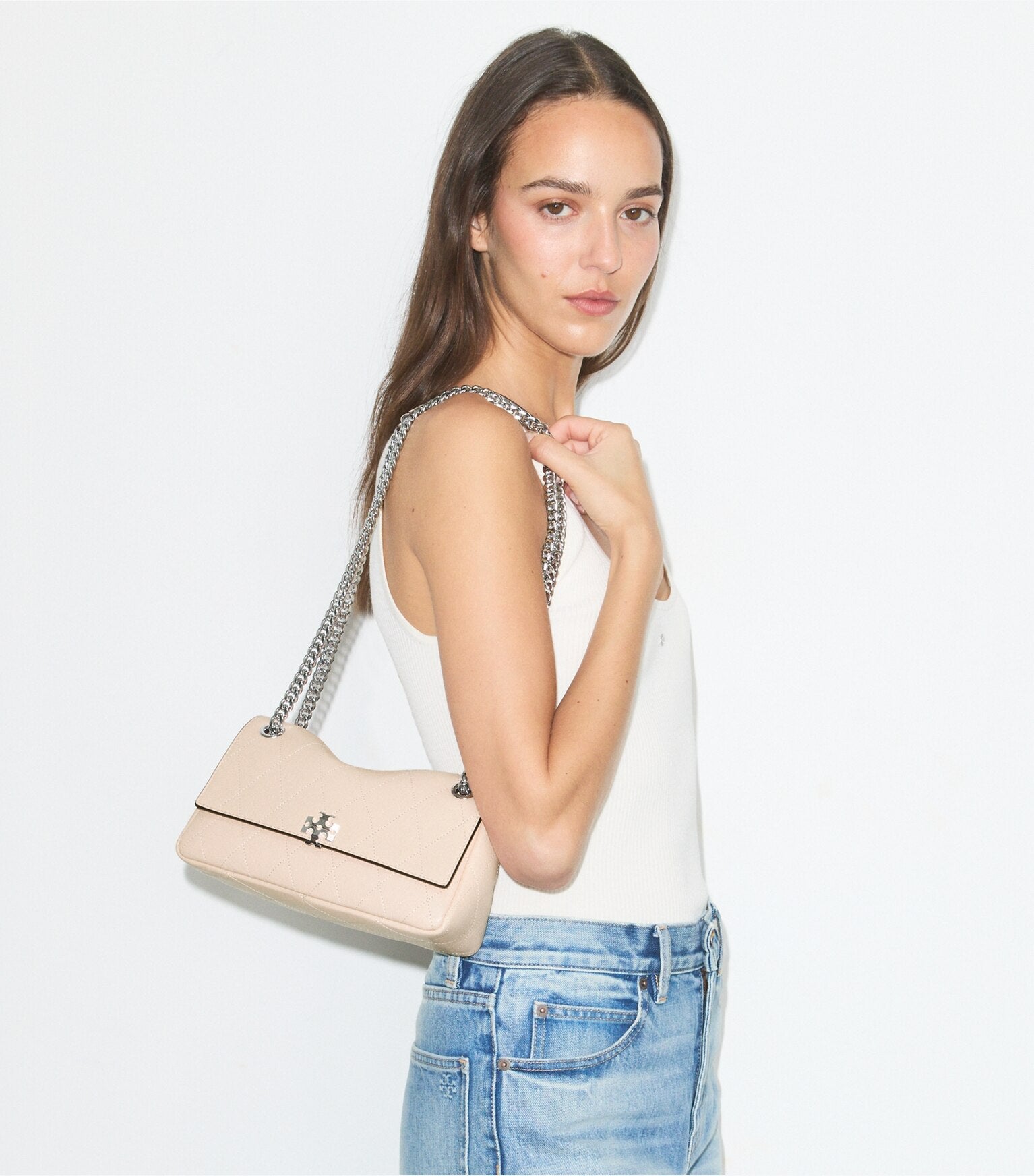 Small Charlie Quilted Shoulder Bag