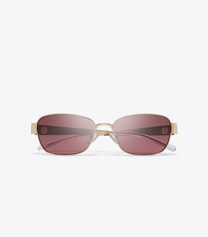 Miller Metal Rectangle Sunglasses