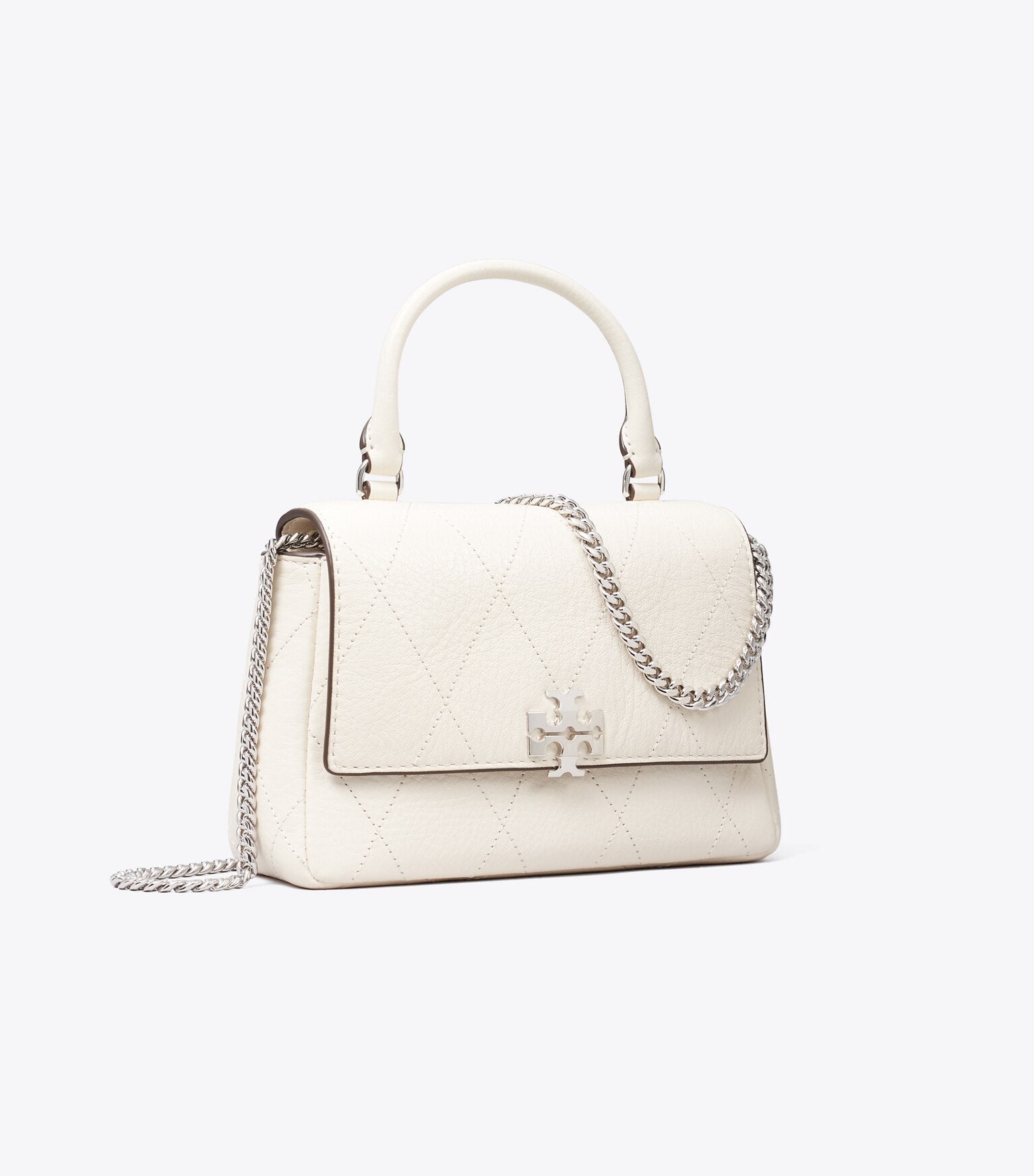 Mini Charlie Quilted Top-Handle Crossbody