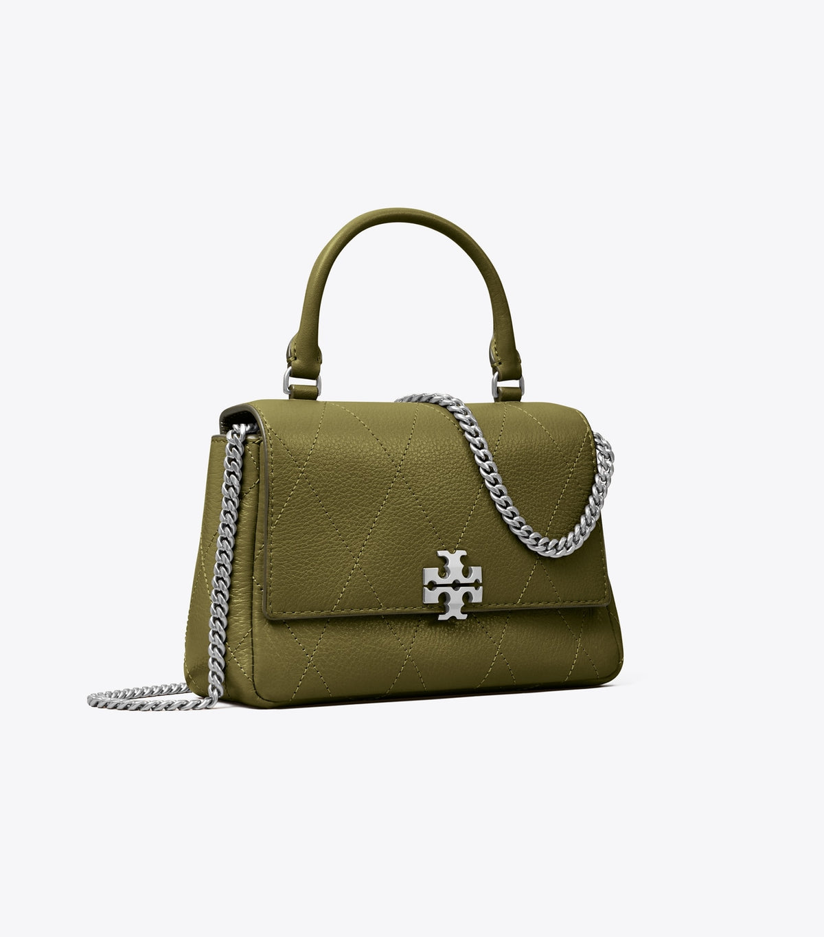Mini Charlie Quilted Top-Handle Crossbody