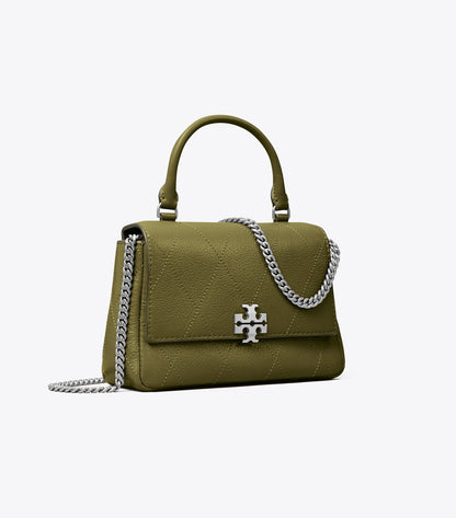 Mini Charlie Quilted Top-Handle Crossbody