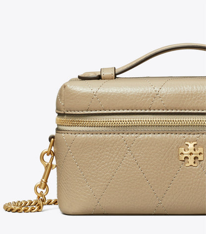 Charlie Quilted East-West Vanity Case