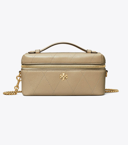 Charlie Quilted East-West Vanity Case