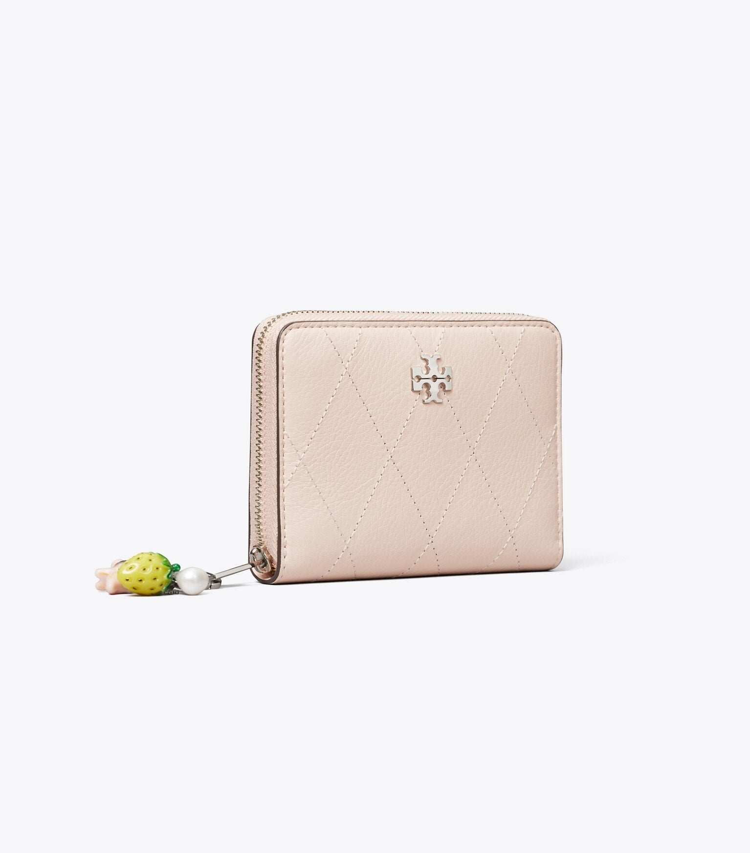 Small Charlie Quilted Zip-Around Wallet