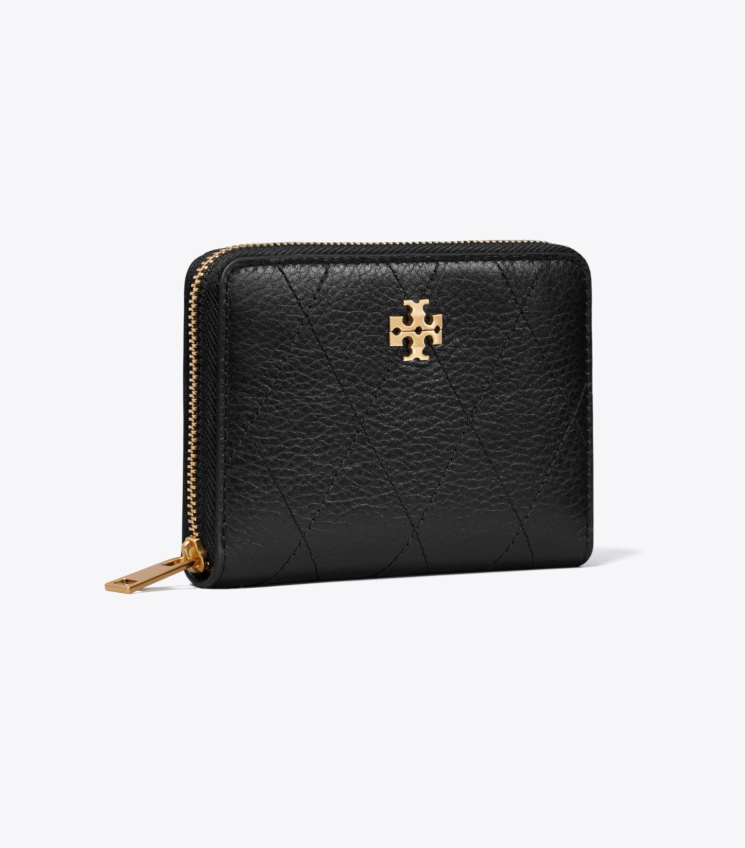 Small Charlie Quilted Zip-Around Wallet