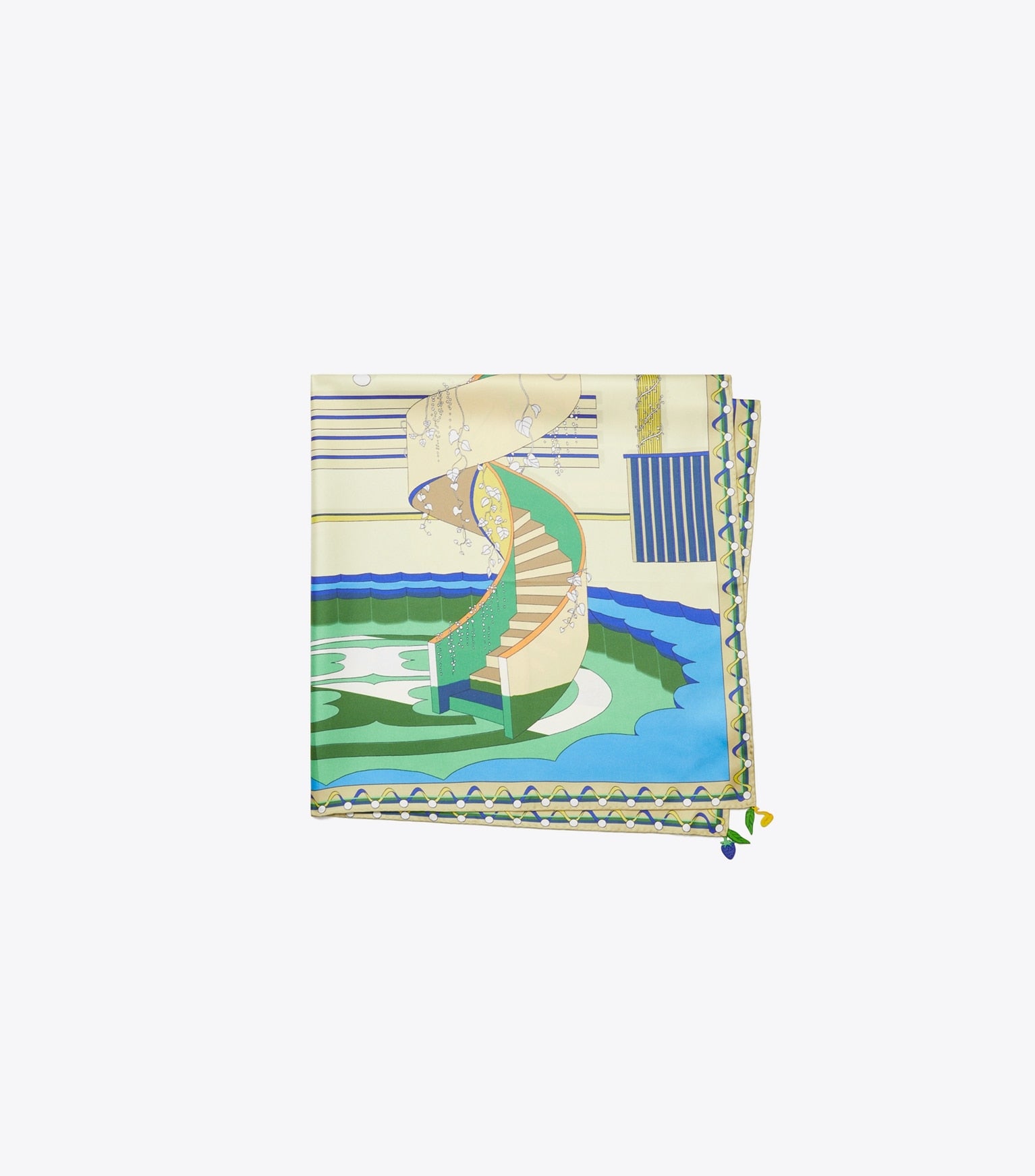 The Pool Silk Square Scarf