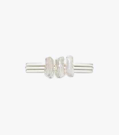 Runway Stacked Pearl Pin