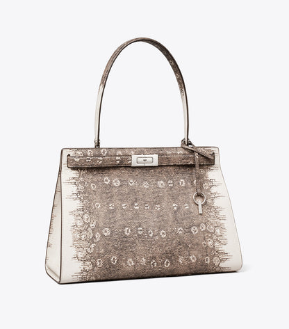 Classic Lee Radziwill Lizard-Embossed Bag