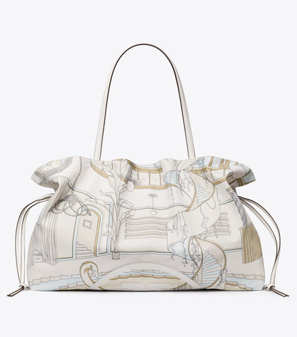 Ella Printed Drawstring Tote