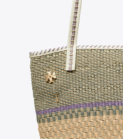 Large Handwoven Basket Tote