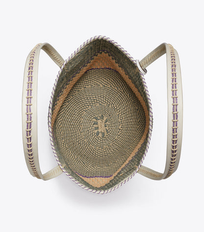 Large Handwoven Basket Tote