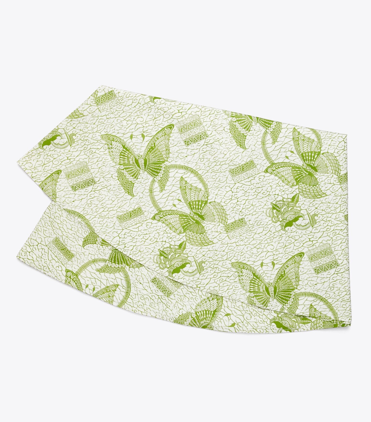 Butterfly Batik Round Tablecloth, 108"