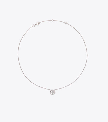 Icon Pavé Pendant Necklace