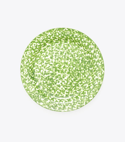 Spongeware Canape Plate, Set of 6