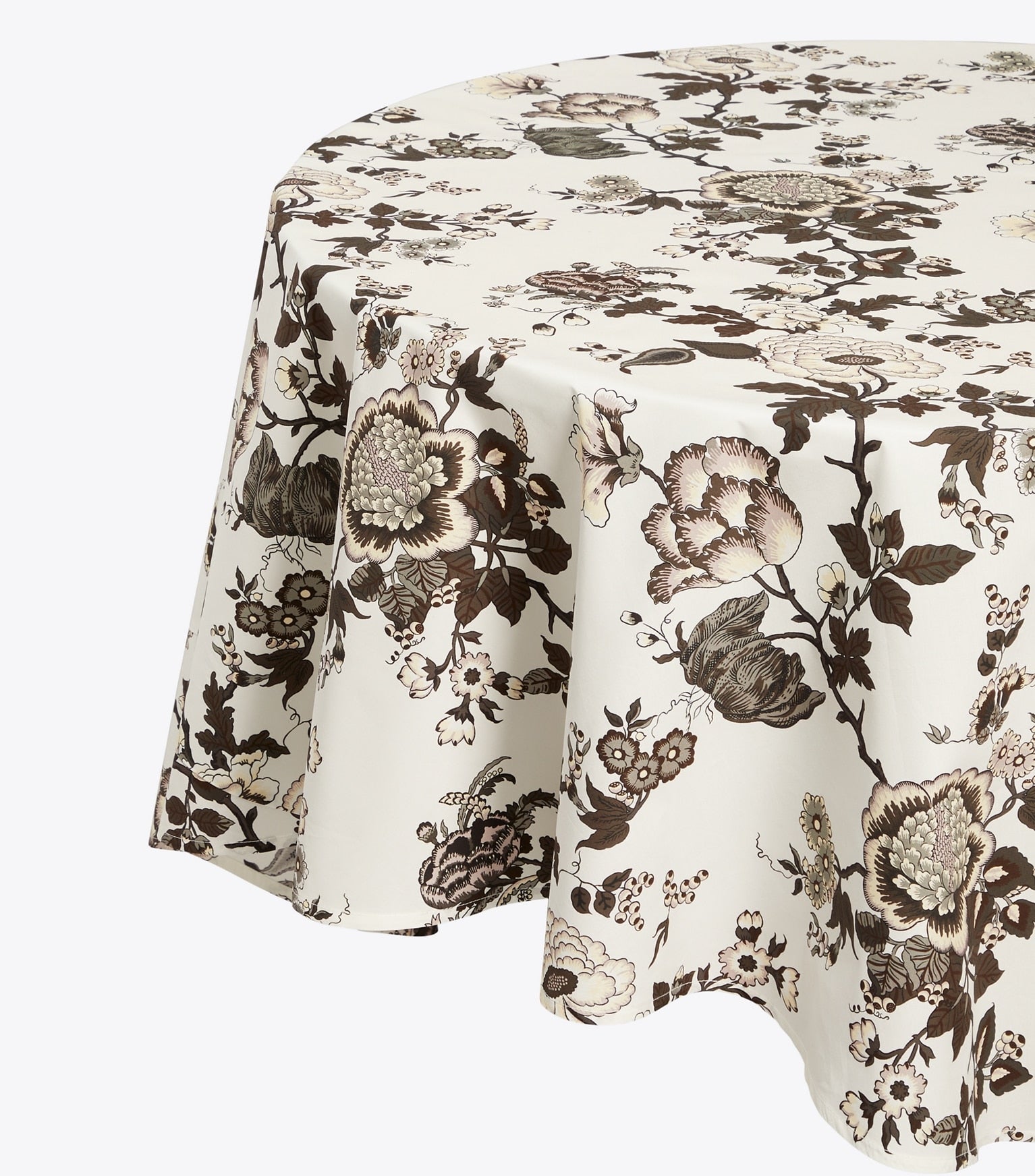 Happy Times Bouquet Round Tablecloth, 108"