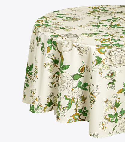 Happy Times Bouquet Round Tablecloth, 108"