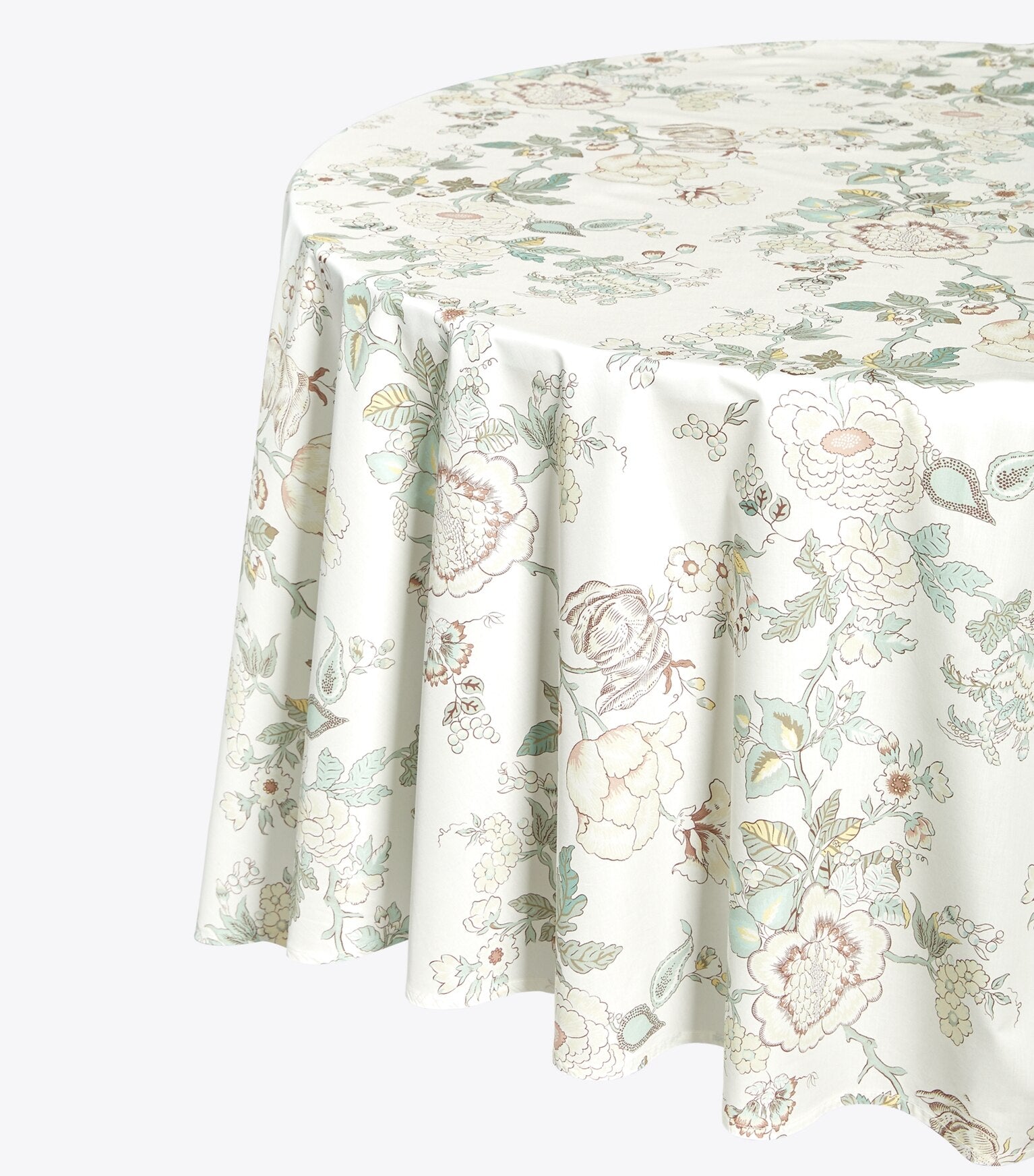 Happy Times Bouquet Round Tablecloth, 120"