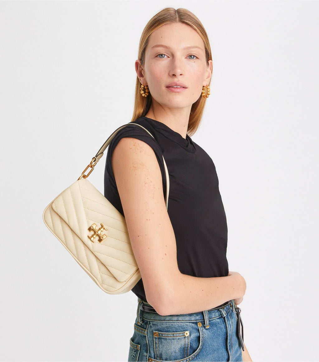 Small Kira Chevron Flap Shoulder Bag