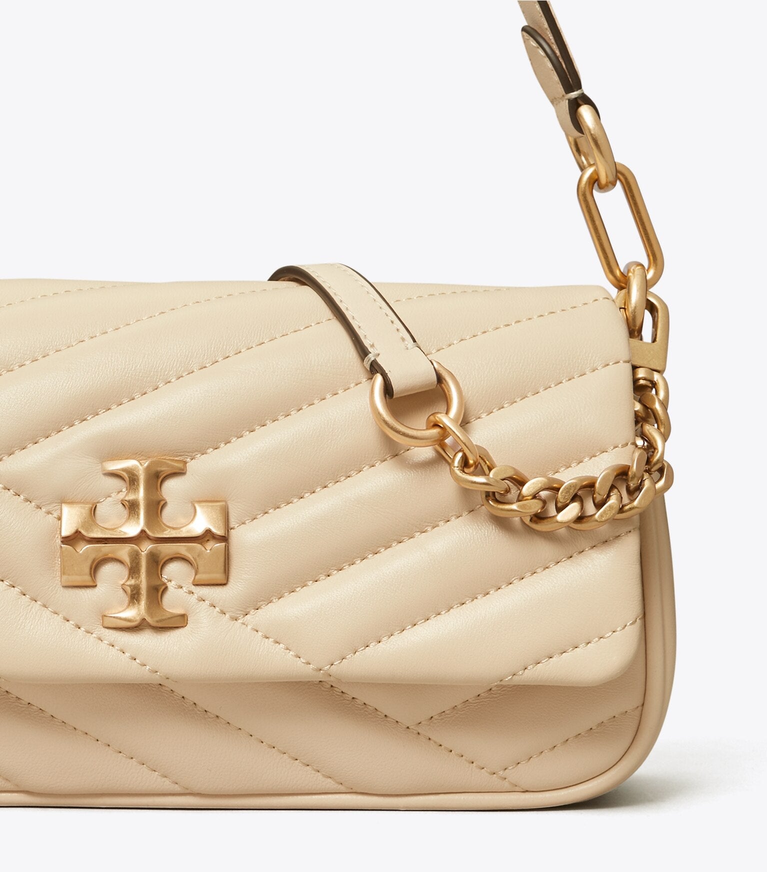 Small Kira Chevron Flap Shoulder Bag