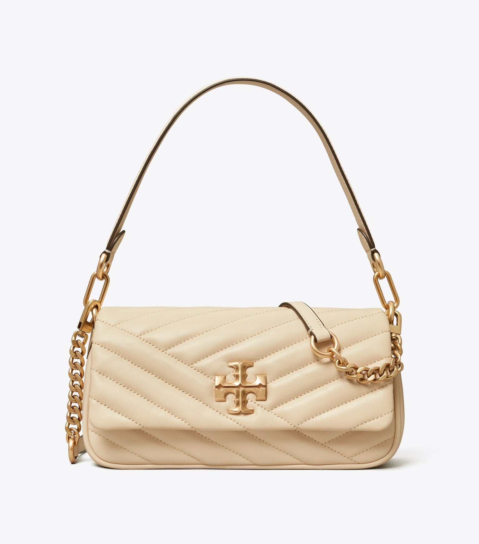 Small Kira Chevron Flap Shoulder Bag