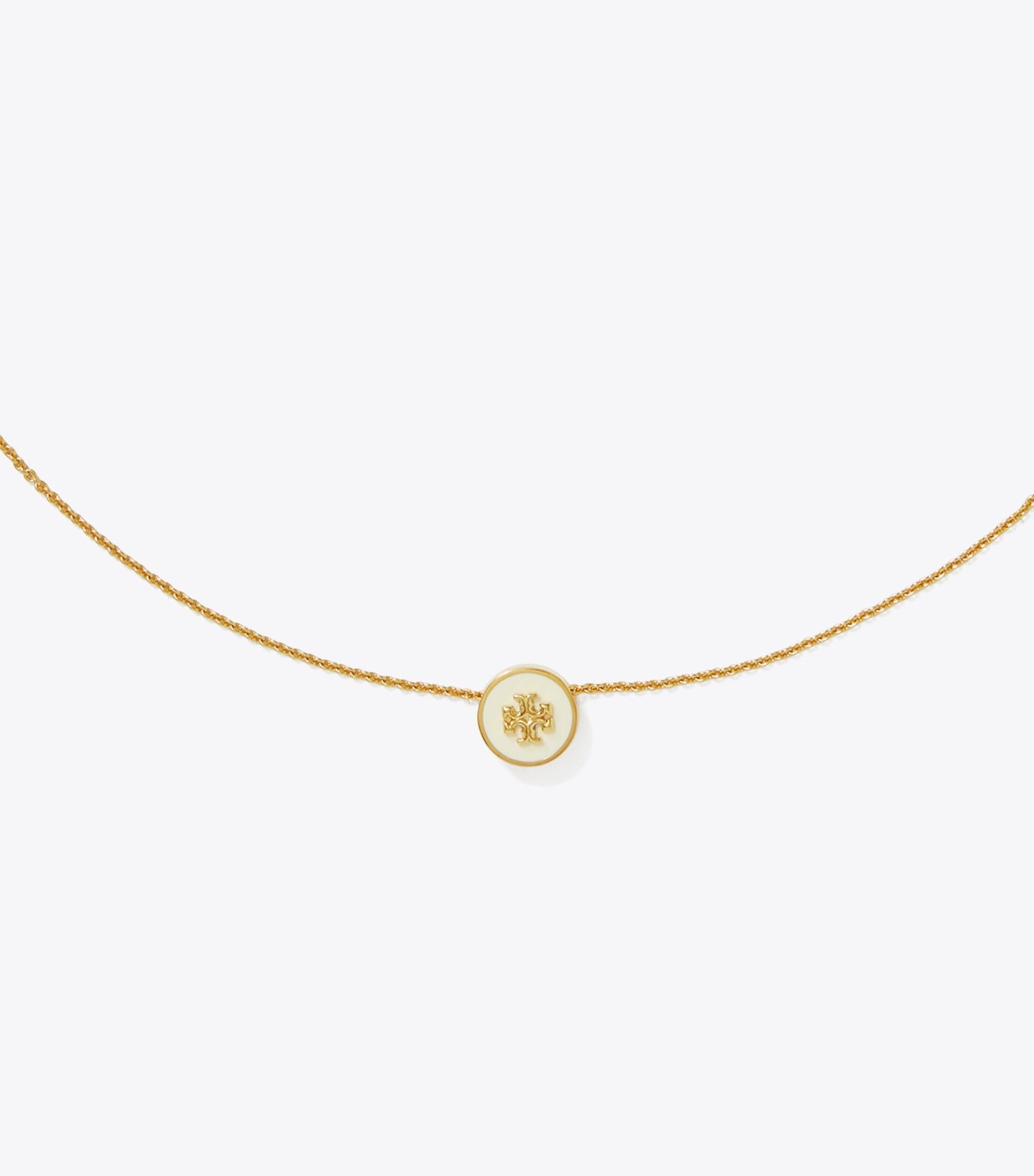 Icon Enamel Pendant Necklace