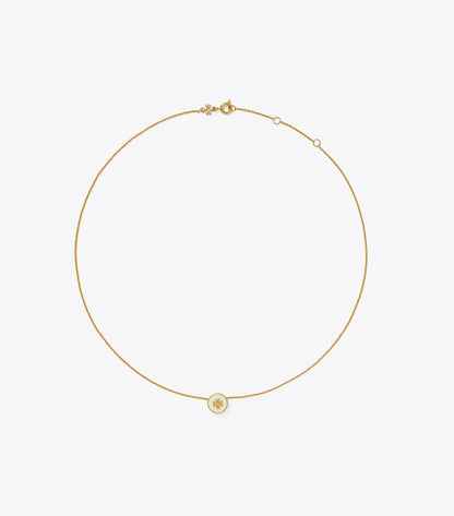 Icon Enamel Pendant Necklace