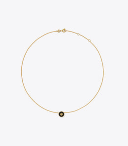 Icon Enamel Pendant Necklace