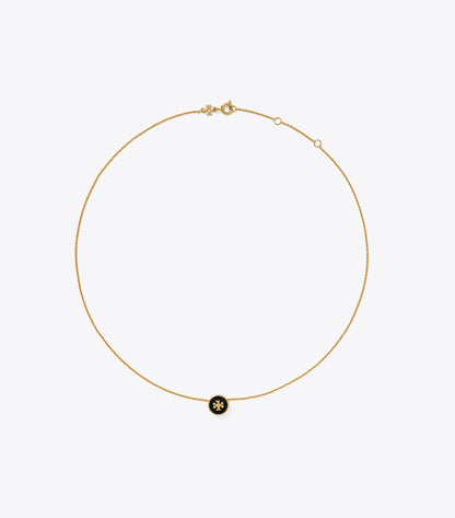 Icon Enamel Pendant Necklace