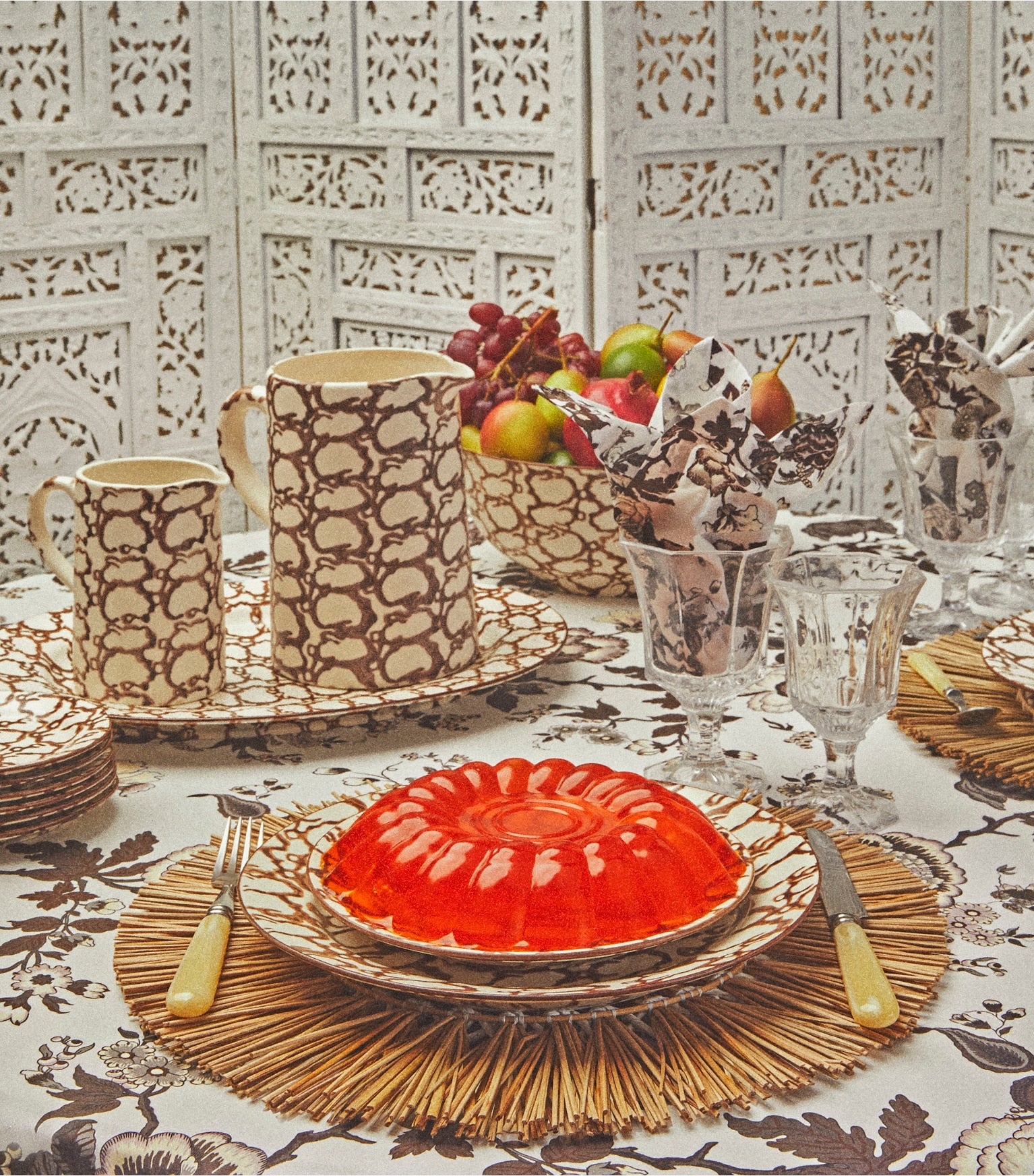 Happy Times Bouquet Square Tablecloth, 70" x 70"