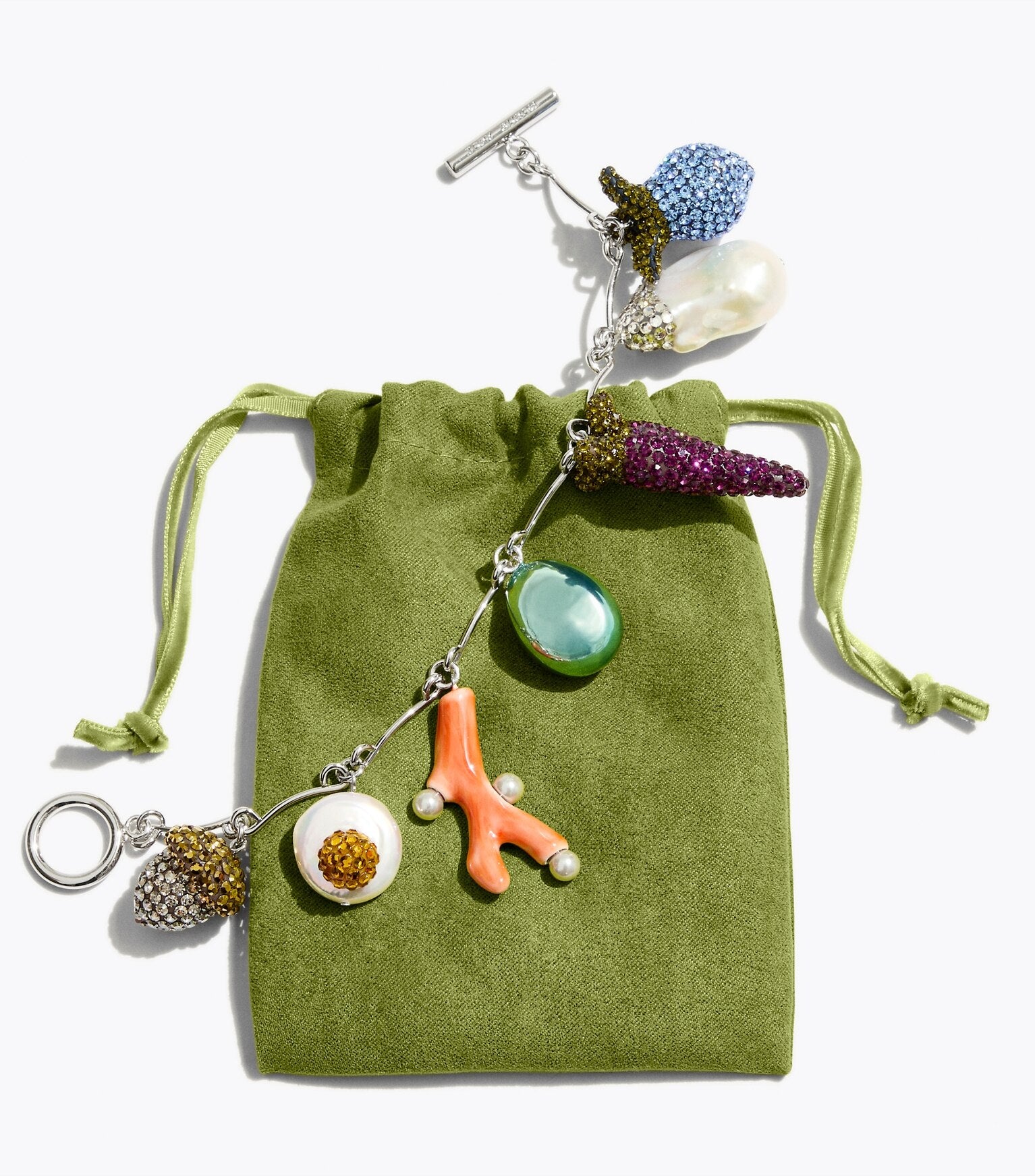 Curiosity Vegetable Charm Bracelet