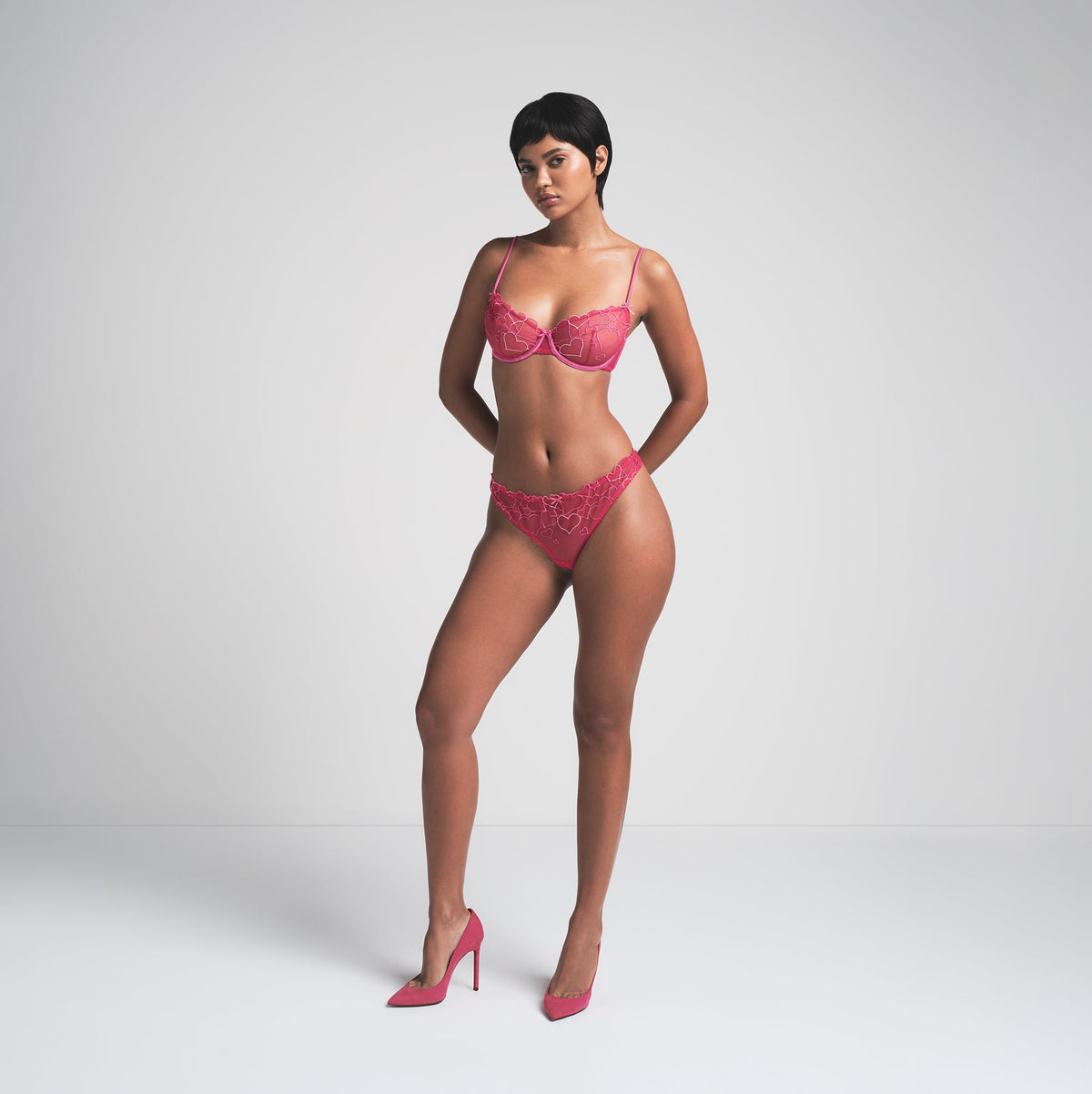 EMBROIDERED TULLE THONG | PUNCH
