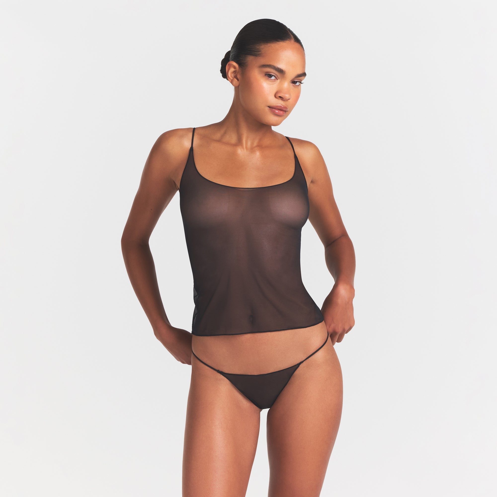 Ultra Fine Mesh String Thong