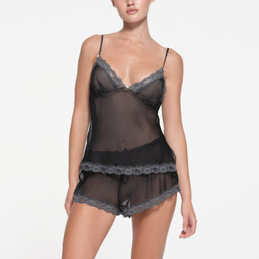SKIMS ROMANCE LACE CAMI | ONYX