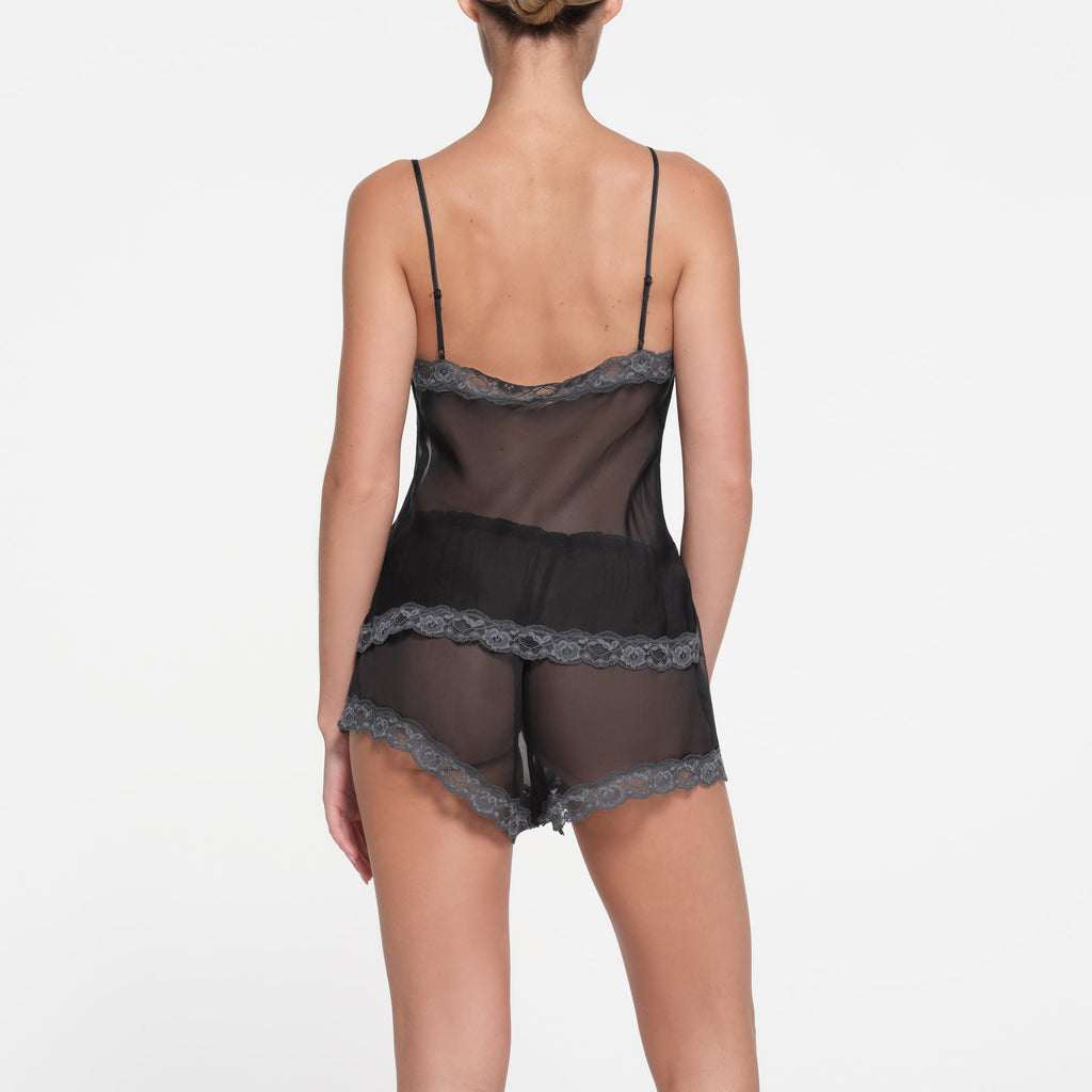 SKIMS ROMANCE LACE CAMI | ONYX