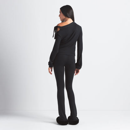 SKIMS CLOUD OFF THE SHOULDER TOP | ONYX