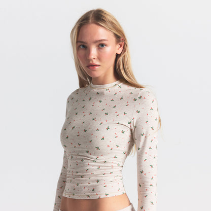 Cotton Jersey Long Sleeve T-shirt