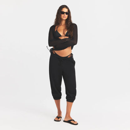 Slinky Knit Deep Plunge Top