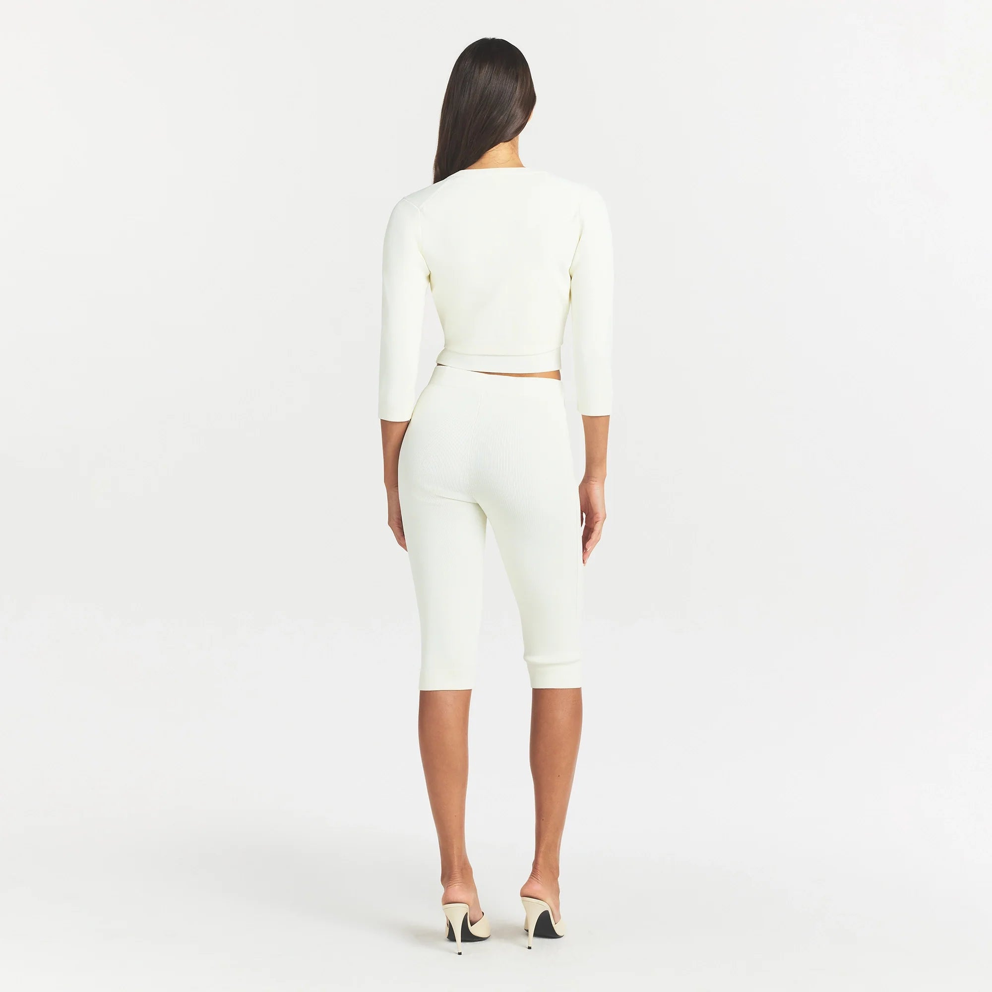 Refined Knit Cropped Cardigan