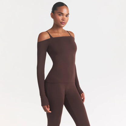 Smooth Layers Off the Shoulder Top