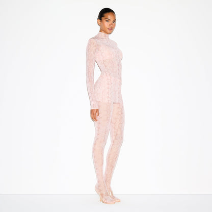 MILKY SHEER TUNIC | ROSE PASTEL SNAKE PRINT