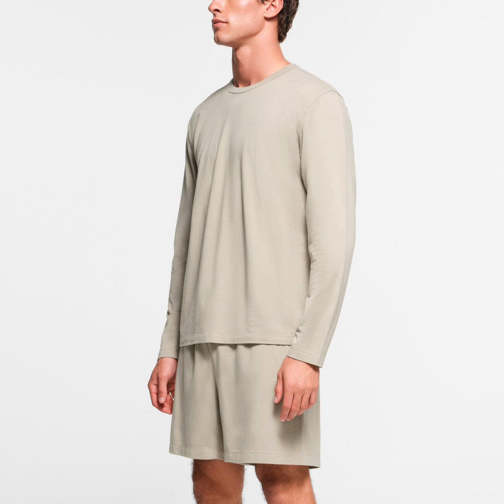 JERSEY LOUNGE MENS RELAXED LONG SLEEVE T-SHIRT | SHALE